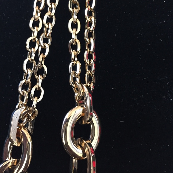 Beautiful brand new Italian Fancy Cable link necklace 18k Gold/Bro - Picture 7 of 7